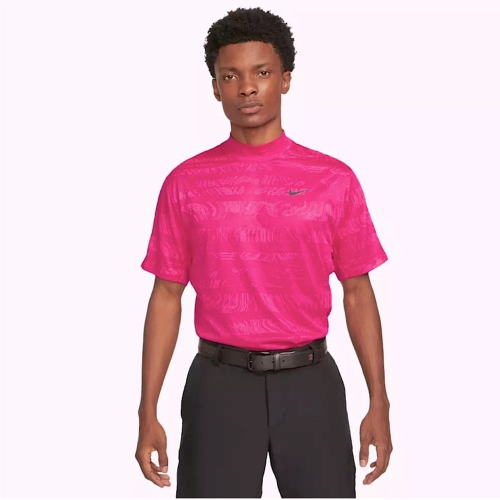 NIKE | Dri-FIT ADV Tiger Woods Mock-Neck Golf Polo